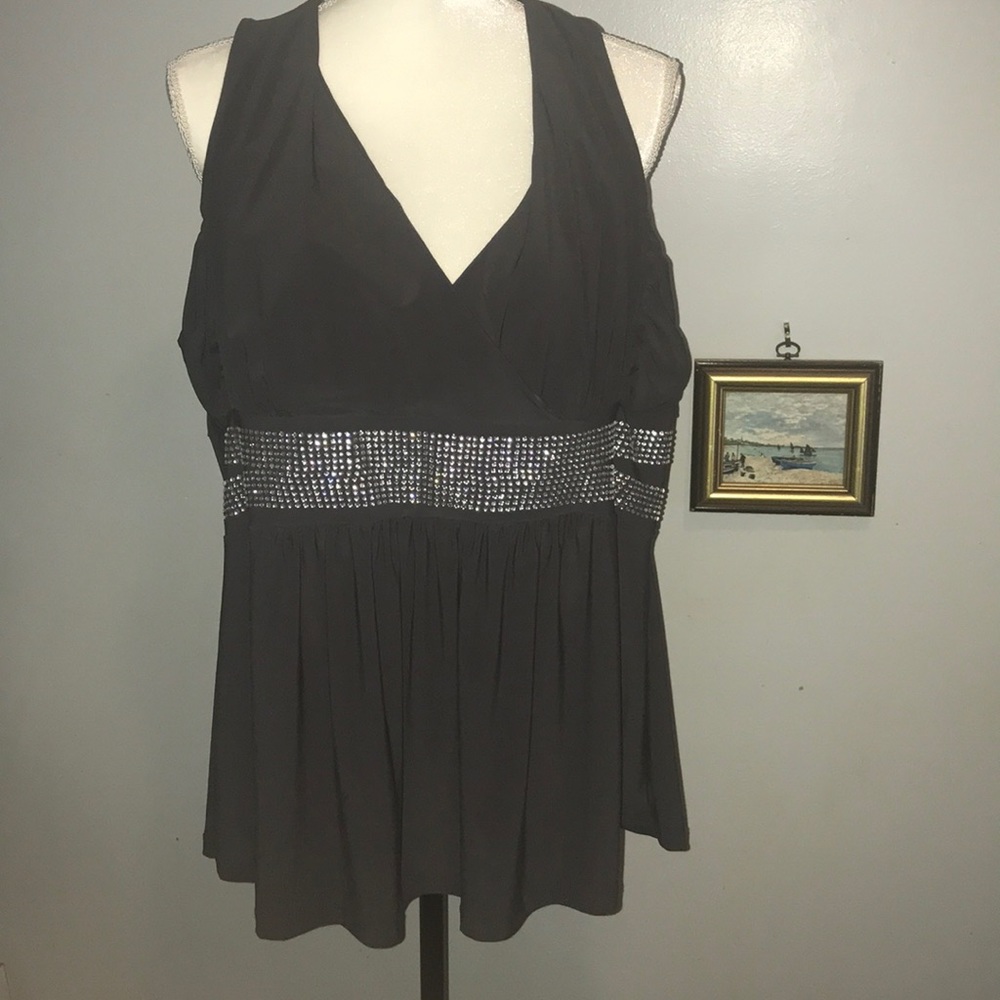 Torrid blouse size 3 3X embellished A2